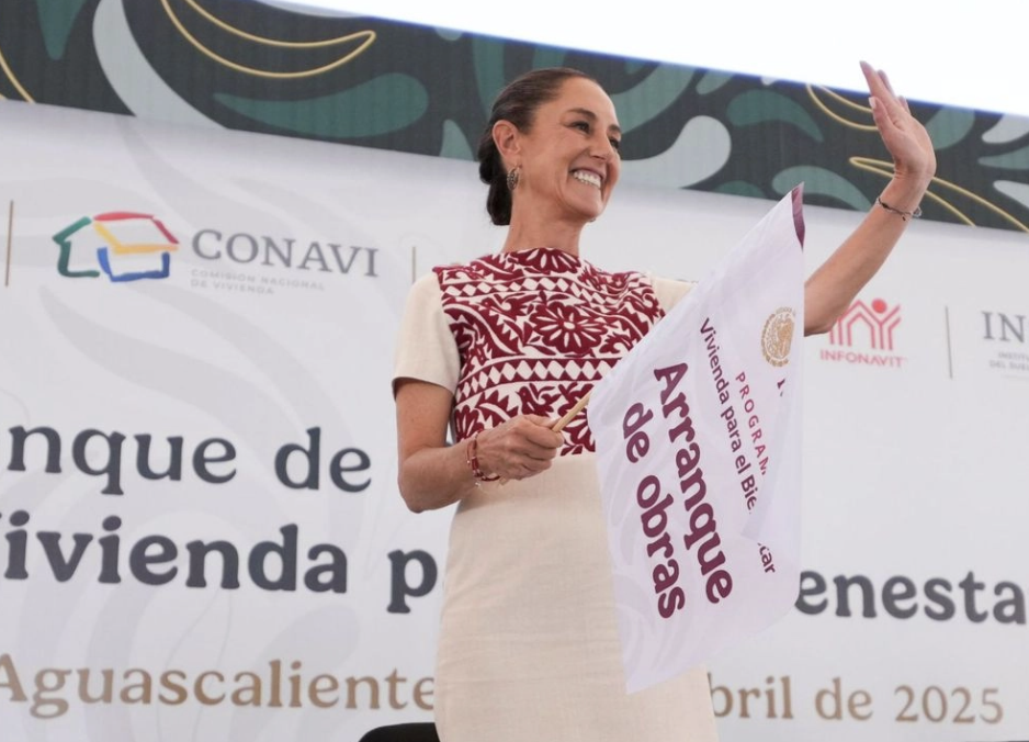 CLAUDIA SHEINBAUM ARRANCA PROGRAMA NACIONAL DE VIVIENDA EN AGUASCALIENTES